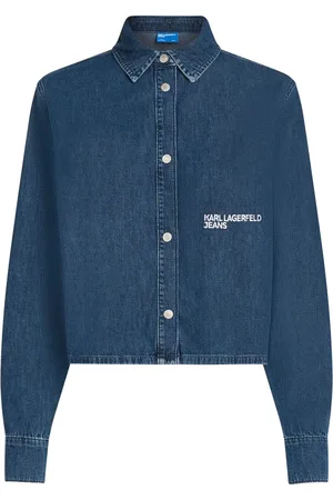 Karl Lagerfeld Boxy denim blouse