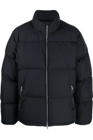 STUSSY Logo-embroidered puffer jacket
