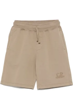 C.P. Company Logo-embroidered shorts