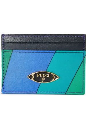 Puccini Iride-pattern cardholder