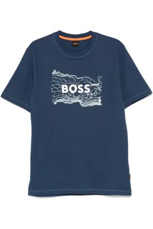 HUGO BOSS Logo-print cotton T-shirt