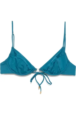 Kiki de Montparnasse Lace-up demi bikini top