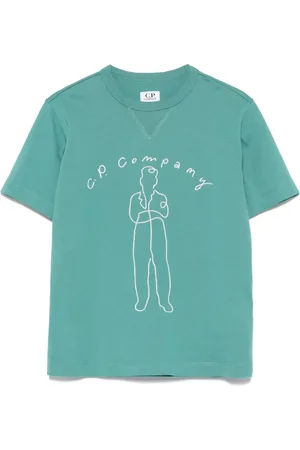 C.P. Company Logo-embroidered T-shirt