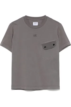 C.P. Company Logo-embroidered T-shirt