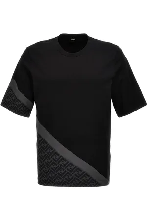 Fendi Diagonal FF-printed cotton T-shirt