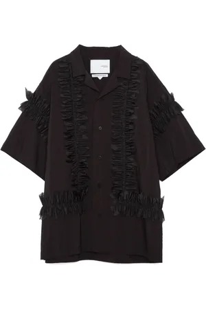 YOSHIO KUBO Fringe Leaf shirt