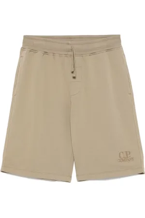 C.P. Company Logo-embroidered shorts