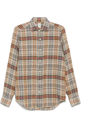 Finamore Check-pattern shirt