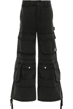 Untitled Artworks Wide-leg cargo pants