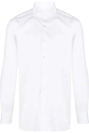 Finamore Long-sleeve cotton shirt