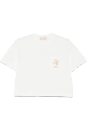 Elisabetta Franchi Logo-patch T-shirt