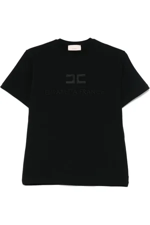 Elisabetta Franchi Logo-embroidered T-shirt