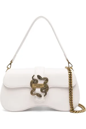 Roberto Cavalli Metallic-snakes shoulder bag