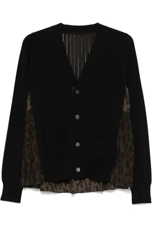 SACAI Panelled cardigan