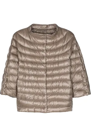 HERNO Collarless puffer jacket