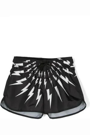 Neil Barrett Lightning bolt-print swim shorts