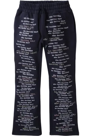 Who Decides War Scripture track pants