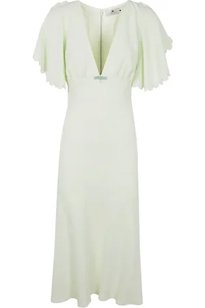 Elisabetta Franchi V-neck midi dress
