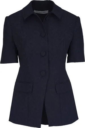 VERONICA BEARD Bodie tailored short-sleeve jacket