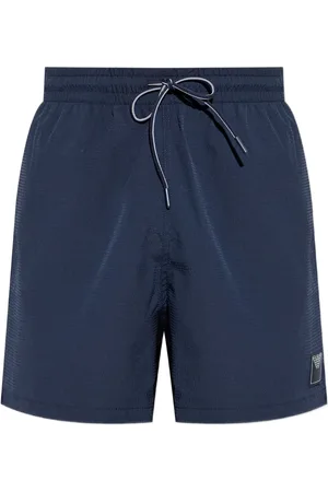Emporio Armani Logo-patch swim shorts