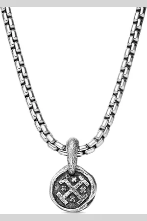 David Yurman Sterling Shipwreck Coin amulet (17mm)