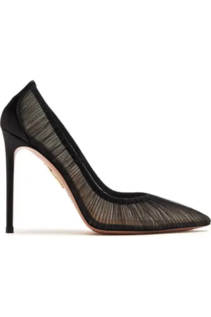 Aquazzura 105mm mesh pumps