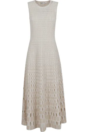 Simkhai Crochet-knit midi dress