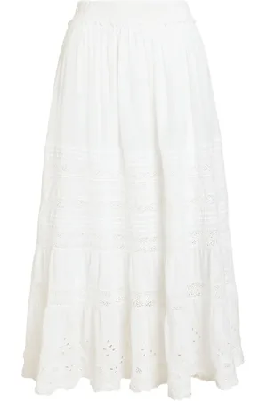 Ralph Lauren Broderie-anglaise tiered skirt