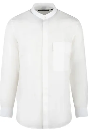 LOW BRAND Collarless shirt