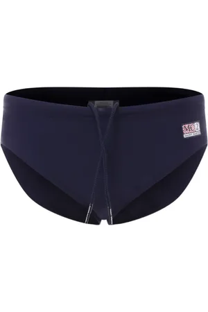 MC2 SAINT BARTH Logo-patch swim trunks