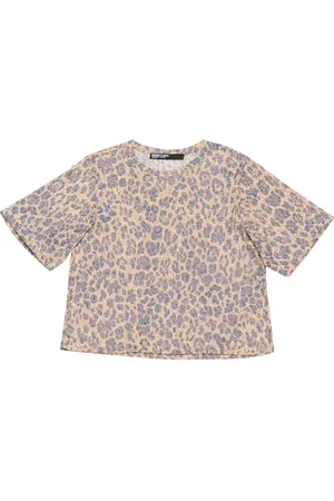 Bimba y Lola Leopard-print short-sleeve top