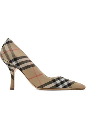 Burberry 90mm Dame checked pumps???