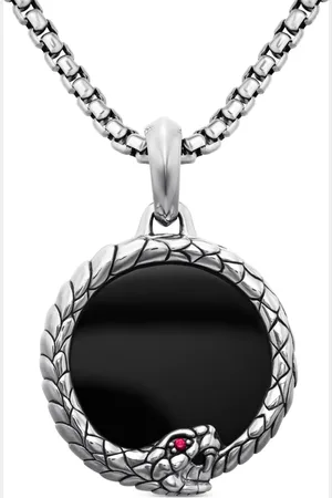 David Yurman Sterling Cairo Ouroboros amulet (25mm)