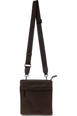 Roberto Cavalli Embossed logo shoulder bag