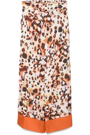 Liu Jo Printed satin trousers
