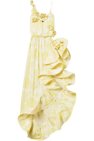 Twin-Set Floral-print ruffled dress