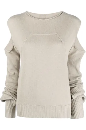 Rick Owens Cut-out organic cotton jumper