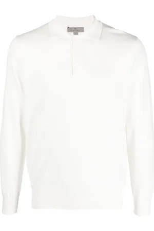 CANALI Long-sleeved polo jumper