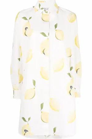 Max Mara Lemon-print shirt dress