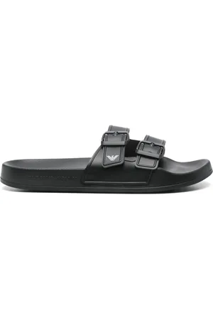 Emporio Armani Logo-print slides