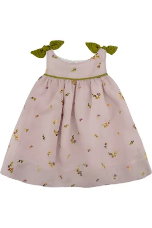 LA STUPENDERIA Floral-embroidery dress
