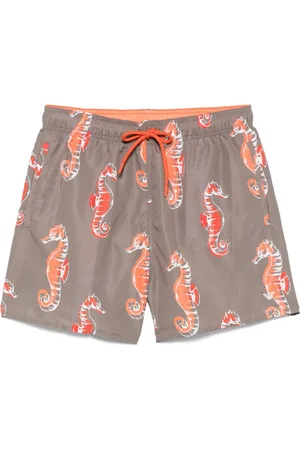 Emporio Armani Sea animals-pattern swim shorts