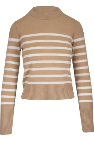 VERONICA BEARD Alba striped knit sweater