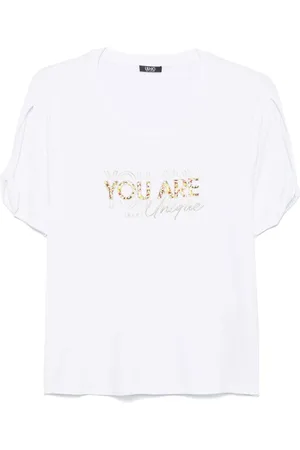 Liu Jo Rhinestone-embellished printed T-shirt