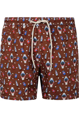 MC2 SAINT BARTH Graphic-print swim shorts