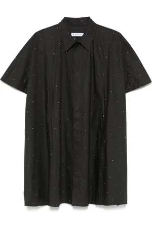 Manuel Ritz Rhinestone-embellished shirt dress