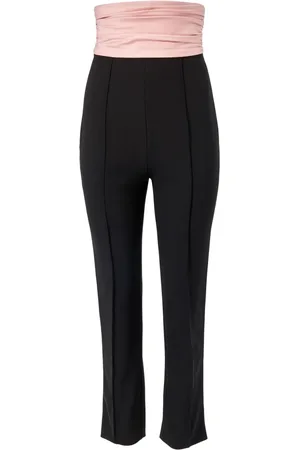 Carolina Herrera Cummerbund-detailing trousers