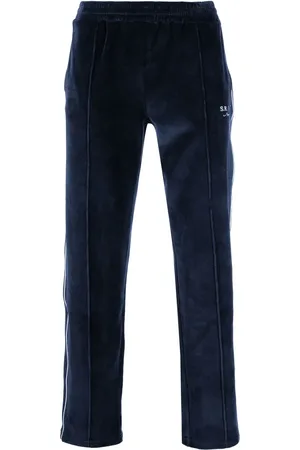 Sporty & Rich Logo-embroidered track pants