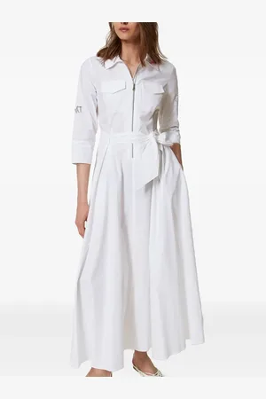 Twin-Set Zip-front maxi dress