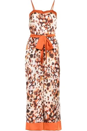 Liu Jo Printed satin jumpsuit